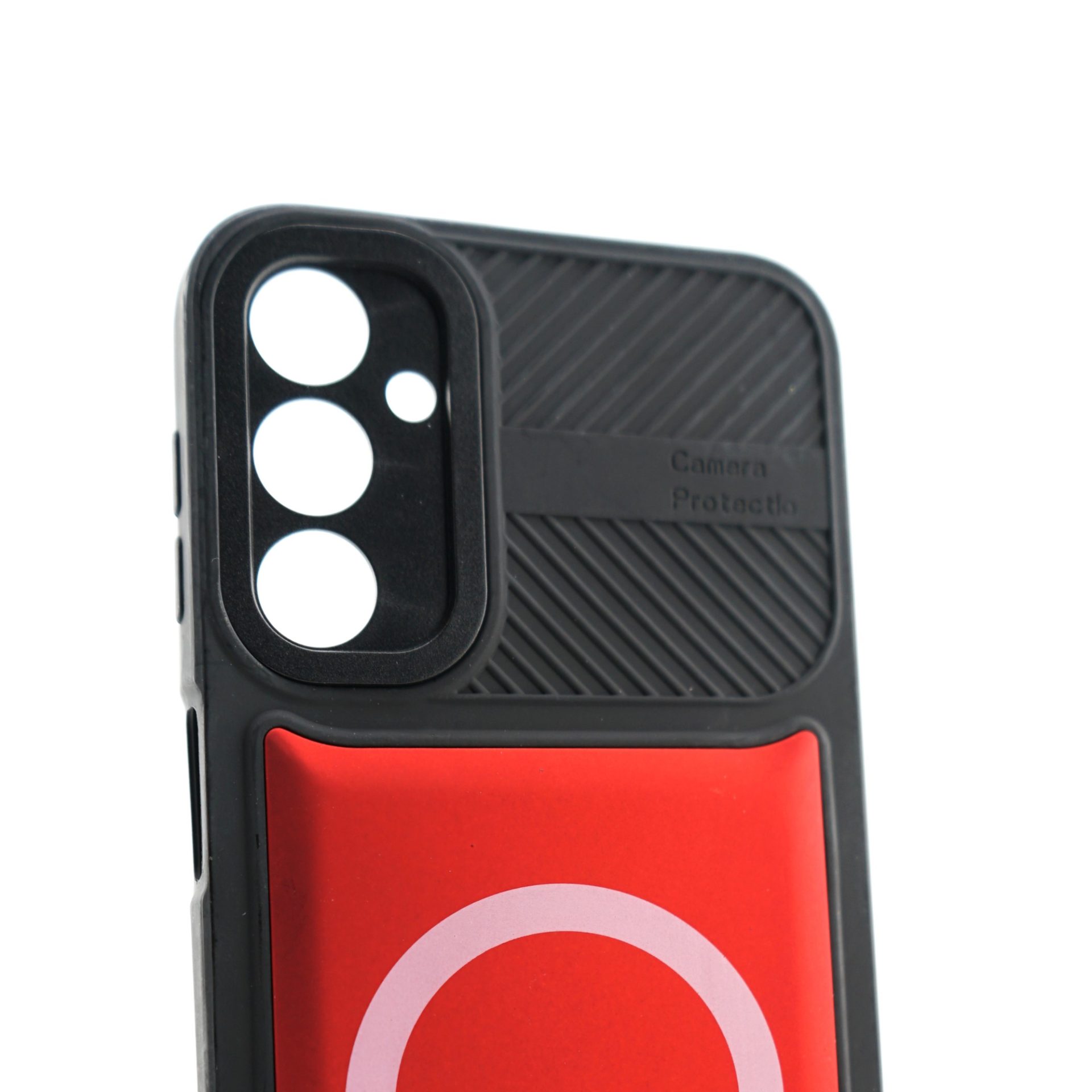 Husa Urban Armor pentru Samsung Galaxy A24 4G, Flippy, Suport Auto Magnetic, Protectie Antisoc, Rosu