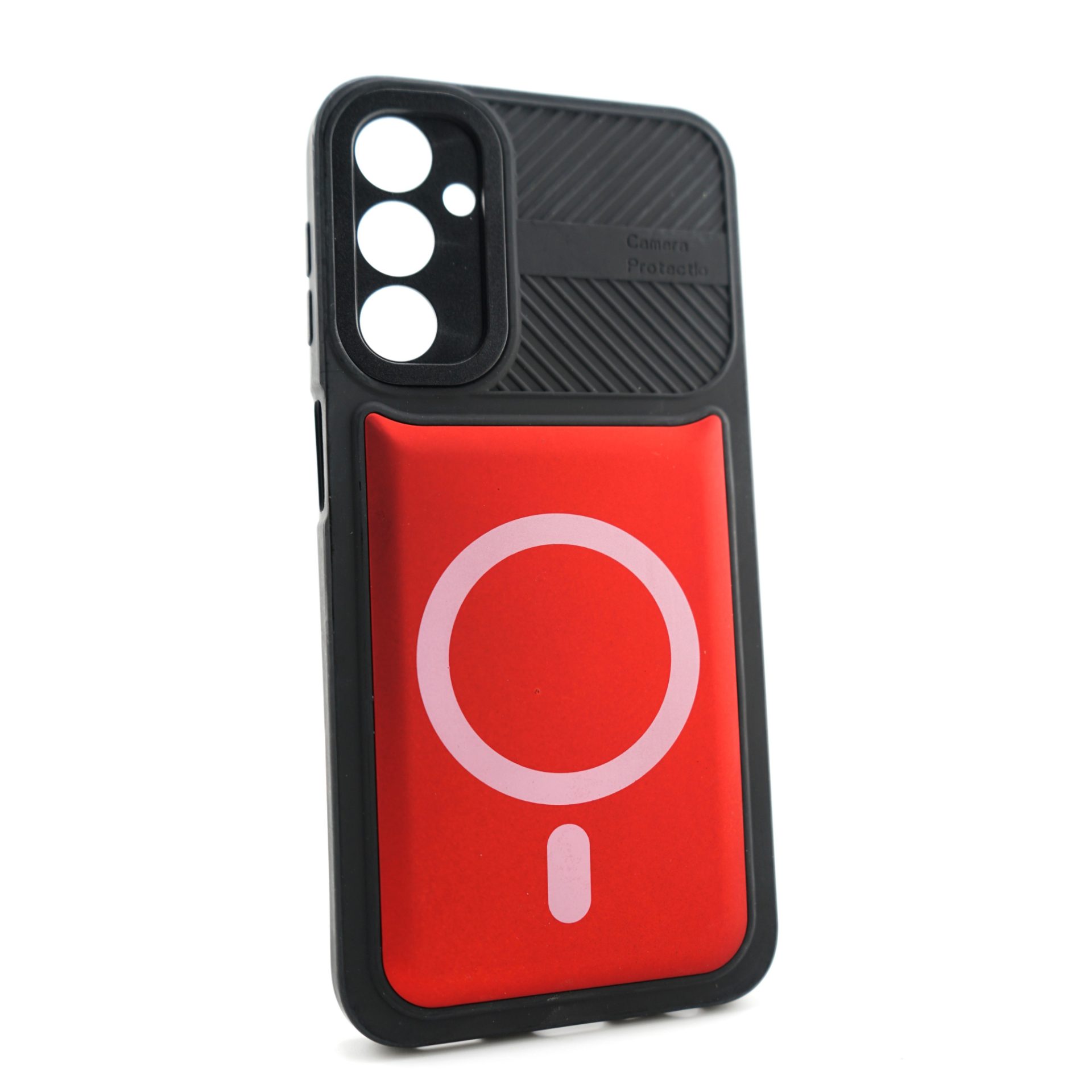 Husa Urban Armor pentru Samsung Galaxy A24 4G, Flippy, Suport Auto Magnetic, Protectie Antisoc, Rosu