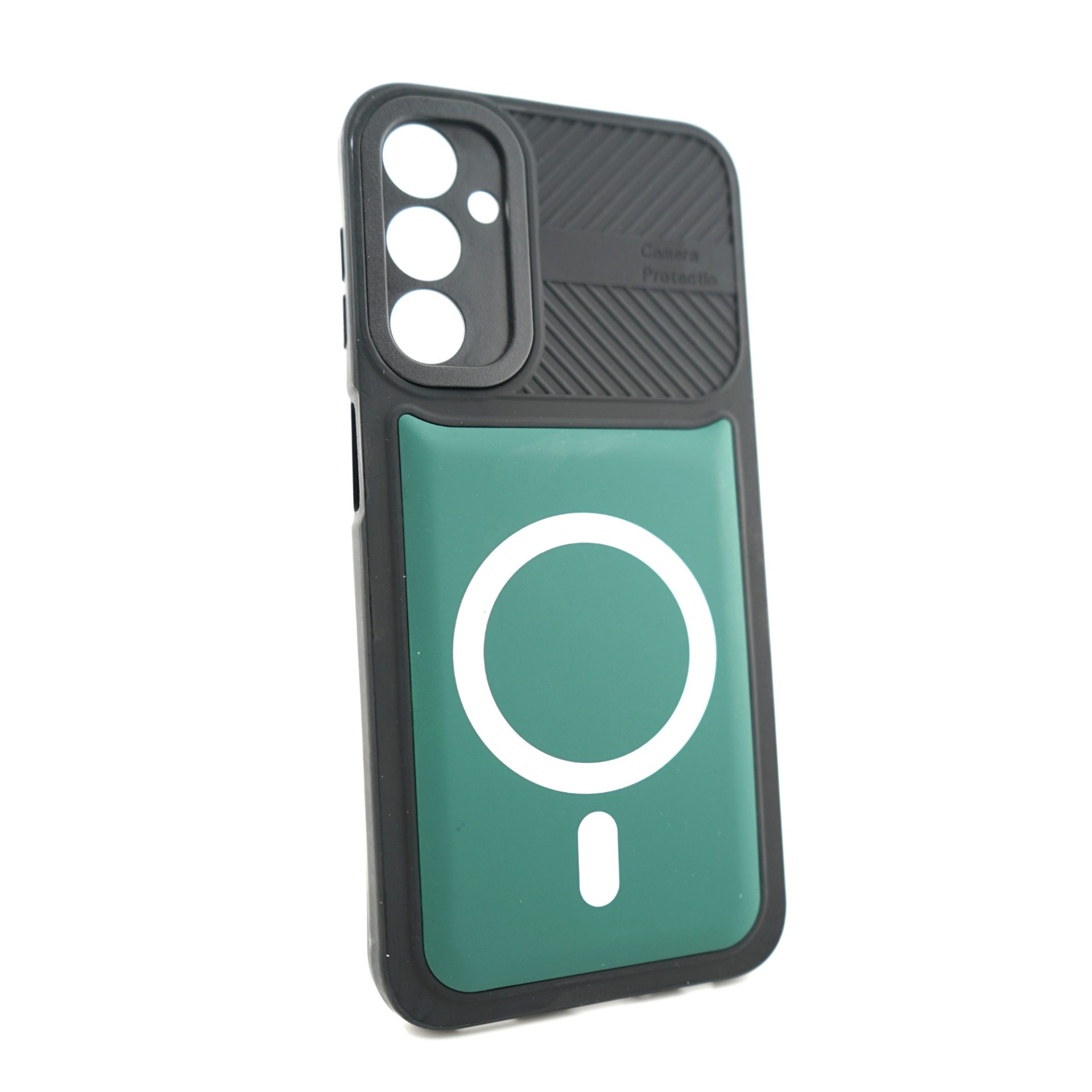 Husa Urban Armor pentru Samsung Galaxy A24 4G, Flippy, Suport Auto Magnetic, Protectie Antisoc, Verde Inchis